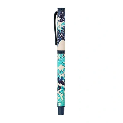 Image of Grupo Erik Hokusai Ball Pen Point Black Ink Ballpoint Cute Cool Comes In A Gift Box Stationery The Great Wave Off Kanagawa