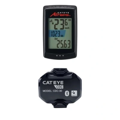 Image of CatEye Air GPS with cadence Sensor: enabled tracking for comprehensive data, Black