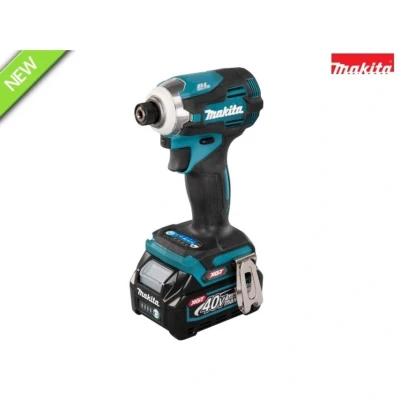 Image of Makita TD001GD201 40V Max Li ion XGT Brushless Impact Driver Complete with 2 x 2.5 Ah Batteries and Charger Supplied in a Makpac Case