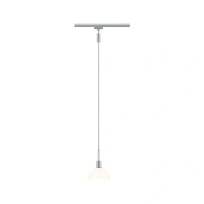 Image of Paulmann URail Sarrasani pendant matt chrome/opal