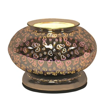 Image of Aroma Heart Ellipse 3D Electric Wax Melt Warmer
