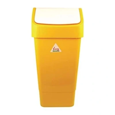 Image of Scot Young 11155 CC080 Swing Bin, Yellow, 710(H) x 330(W) 320(D)mm