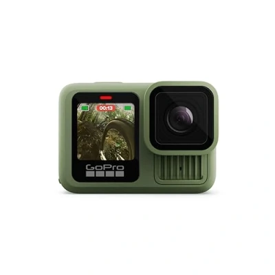 Image of GoPro HERO13 Black in Forest Green Waterproof Action Camera with 5.3K60 Video, 27MP Photo + Compatability HB Series Lenses