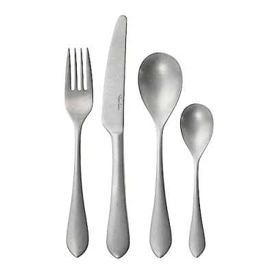 Image of Robert Welch Quinton Vintage, 24 Piece Cutlery Set for 6 People. Made from Stainless Steel. Dishwasher Safe.