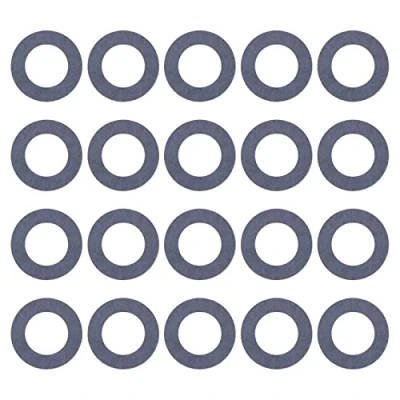 Image of EMSea 20PCS Car Oil Drain Plug Gaskets 9043012031 Aluminum Crush Washer Seal Ring Replacement Gasket 12mm Inner Diameter