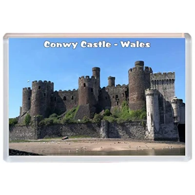 Image of Conwy Castle Wales Jumbo Fridge Magnet/Magnets BBMS832