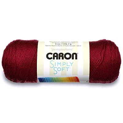 Image of Caron Simply Soft, Burgundy, 170.1g