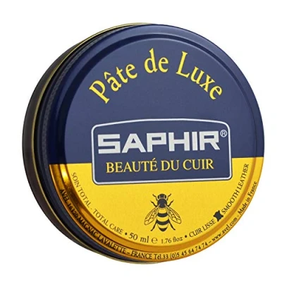 Image of [Safir] beeswax polish Shoe Shine moisturizing complementary color 100ml 9550004 Medium Brown Free