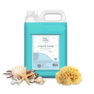 Image of IDEA HOME FRAGANTE Hand Soap Liquid 5L Canister for All Skin Types Good Foaming 5 Litres Cream Rich in Vitamins and Minerals BREEZE