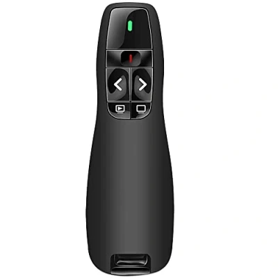 Image of Wireless Presenter Remote Clicker for PowerPoint Presentation Remote, RF 2.4GHz PPT Pointer Google Slide Advancer Mac, Computer, Laptop