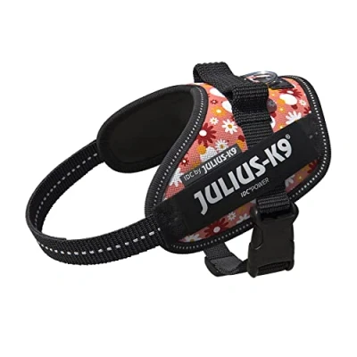 Image of IDC Powerharness, Size: XS/Mini Mini, Pink Flowers
