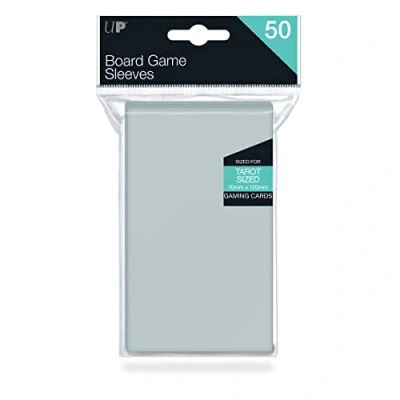 Image of Ultra PRO 84441 Tarot Card Board Game Sleeves 70mm x 120mm (50 Count), Clear