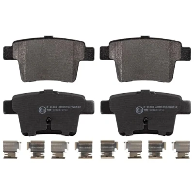 Image of C2S38068, C2S48024, C2S52081, C2S52081SK1 Brake pad set BLUE PRINT ADJ134240 Rear Axle with fastening material attachment FORD: MONDEO 3