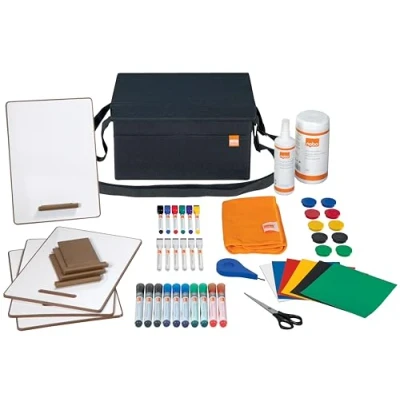 Image of Nobo Whiteboard Accessories Kit Bag Grey 1915711