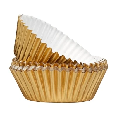Image of Tala Gold Foil Cupcake Cases, 30 Pack, 7 X 3cm, Perfect for Everyday Baking, Parties, Occasions and Events