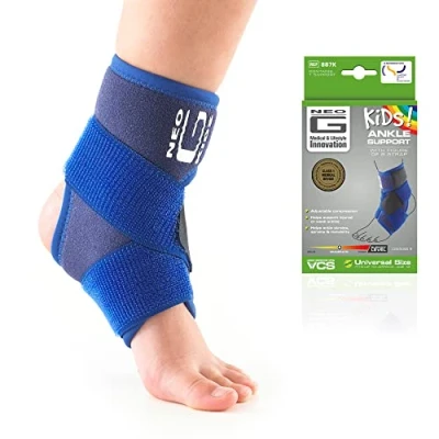 Image of Neo G Ankle Support for Kids Child Brace Strains, Sprains, Instability, Juvenile Arthritis Gymnastics, Sports Adjustable Compression Class 1 Medical Device