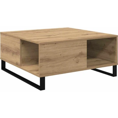 Image of vidaXL Coffee Table Artisan oak 80 x 36.5 cm Engineered wood