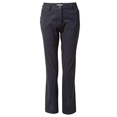 Image of Craghoppers Womens Kiwi Pro Trousers Hiking Pants, Navy, 12 Long EU