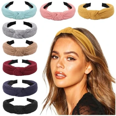 Image of DRESHOW 8 Pack Women Headbands Headwraps Hair Bands Bows Accessories