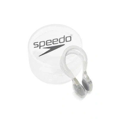 Image of Speedo Unisex Swim Nose Clip Liquid Comfort Clear One Size