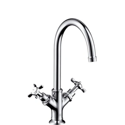 Image of AXOR Montreux 2 Handle Wash Basin Mixer Tap, 16502000