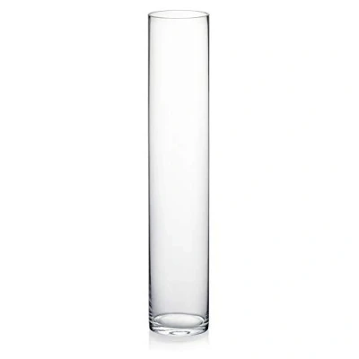 Image of WGV Tall Cylinder Vase, 3&quot; W x 16&quot; H, Clear Skinny&amp;Narrow Glass Bud Vase for Wedding Party Flowers Centerpieces Home Office Decor, 1 Piece