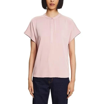 Image of ESPRIT Women&#039;s 993ee1k379 T Shirt, 680/Old Pink, S