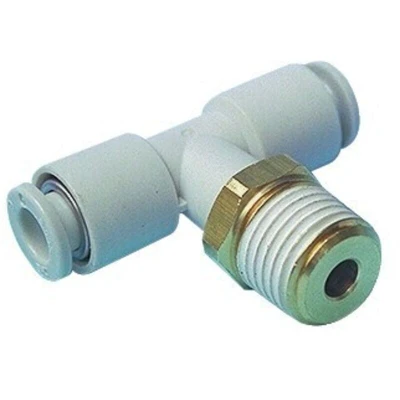 Image of 10x SMC KQ2T06 02AS Push T Fit &amp; Male Thread 6 X R1/4