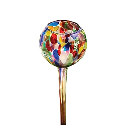 Image of Milford Glass Collection Candle Globe Long Stemmed Tea Light Holder Large