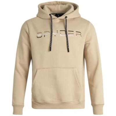 Image of Spyder Men&#039;s Active Hoodie Heavyweight Soft Fleece Casual Pullover Sweatshirt with Pockets for Men (Sizes: S XXL), Cloud, M