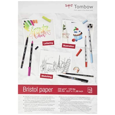Image of Tombow PB Mark A4 Bristol Paper Drawing Pad