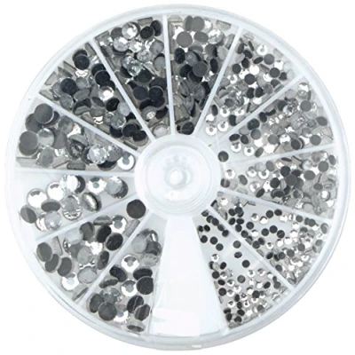 Image of RAYHER Hotfix Rhinestones, Rock Crystal, Silver, 2 5 mm, 580 Piece