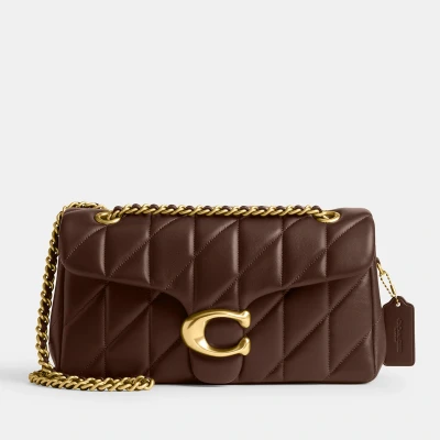 Image of Coach Quilted Tabby WITH Chain Handbag, Women&#039;s, Size: One Size, Maple