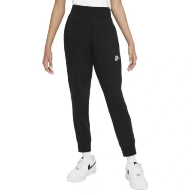 Image of NIKE Girls&#039; G NSW Club FLC Pant LBR, Black/White, L