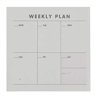 Image of Haven Extra Space Weekly Check List And Monthly Pad With Planner Work Priorities Book (Weekly Pad)
