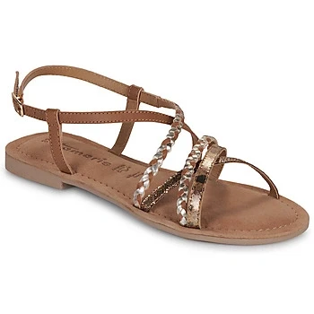 Image of Tamaris Women&#039;s 1 28139 44 Sandal, Cognac Comb, 6.5 UK