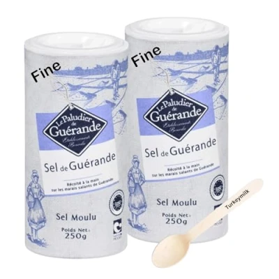 Image of Celtic Sea Salt Bundle Including 2 Fine La Paludier Sel de Guerande Shakers of 250g Each