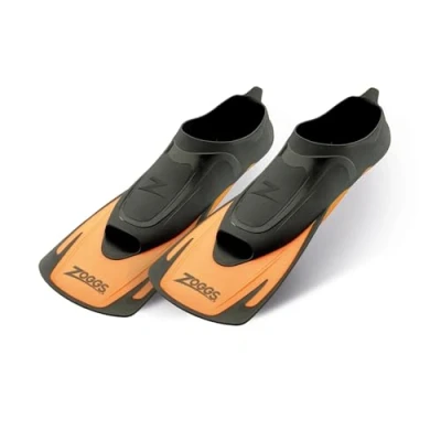 Image of Zoggs Adult Unisex Swim Energy Training Fins, Mesh Bag (Multicolor), EU 40 41 UK 6 7