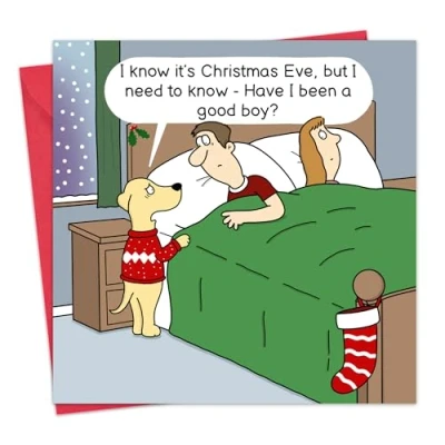 Image of Twizler Funny Christmas Card from the Dog Humour Mens for Him Husband Dad Son Womens Her Wife Mum Daughter Merry Xmas