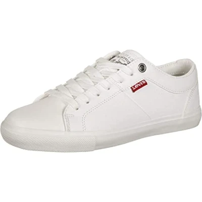 Image of Levi&#039;s Women’s Woods W Trainers,White Shoes 50,6 UK