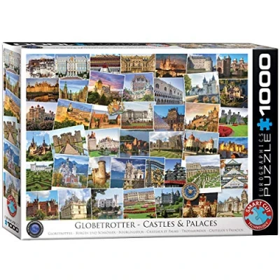 Image of Eurographics 6000 0762 Castles and Palaces Globetrotter Puzzle, Various, 48 x 68 cm