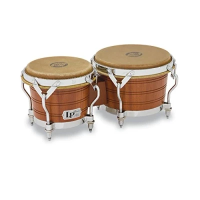 Image of LP Latin Percussion Original Bongo Traditional Rims Natural Mahogany LP1964