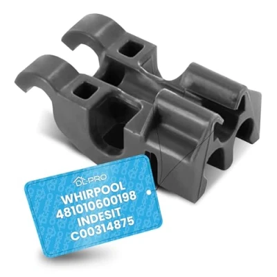Image of DL pro Dishwasher Lower Basket Bracket for Whirlpool 481010600198 Indesit C00314875 Foldable Robust Plates Folding Spikes Row in