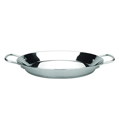 Image of IBILI 652240 Paella pan Premier 40 cm of Stainless Steel, Silver