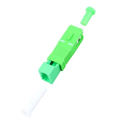 Image of SC/APC Male to LC/APC Female Fiber Hybrid Adapter SM 9/125um Connecter