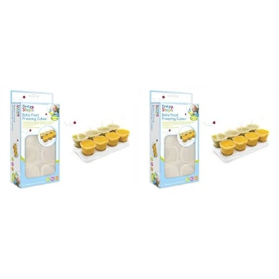 Image of Food Freezing Cubes Set of 16 for Breast Milk &amp; other Baby Foods First Steps