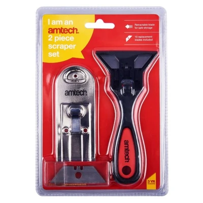 Image of Amtech G0961 2 Piece Scraper Set