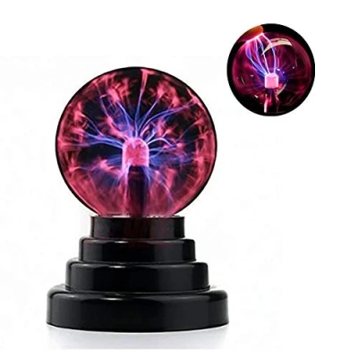 Image of Plasma Ball Lamp Light, Touch Sensitive Nebula Sphere Globe Novelty Toy for Kids and Adults Parties, Decorations, Prop, Bedroom, Home, Gifts (3 inch)