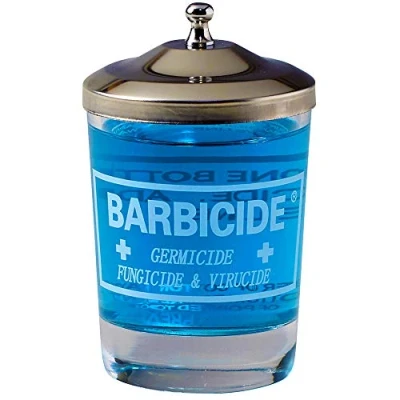 Image of Barbicide Salon Barber Professional Disinfecting Manicure Table Jar, 1 count (Liquid not included)