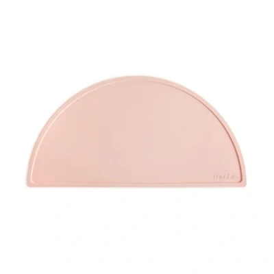Image of Mushie Silicone Placemat for Kids Non Slip Design Material: Food Grade Easy to Clean &amp; Stain Resistant BPA Phthalate Free (Blush)